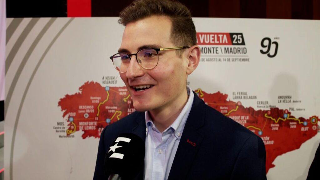 Carlos Rodríguez en la presentación de La Vuelta a España