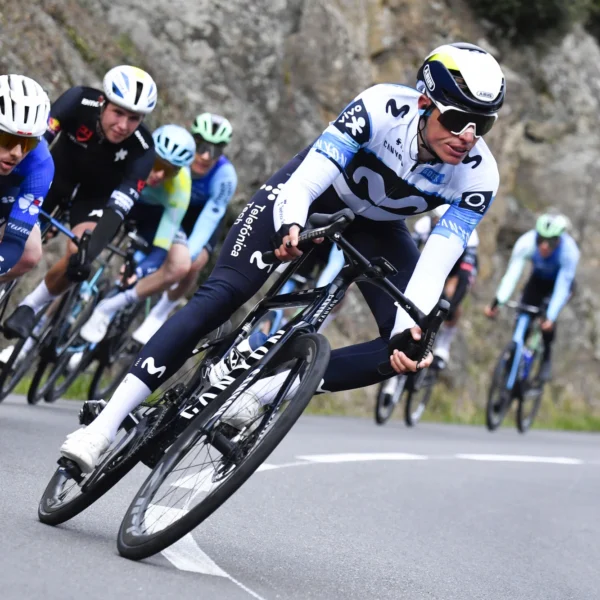 Enric Mas del Movistar Team en el debut de clásicas