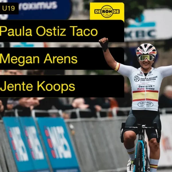 Paula Ostiz hace historia en el Tour de Flandes