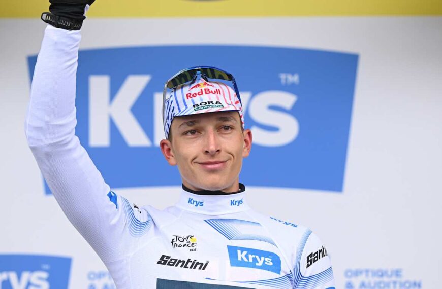 Florian Lipowitz, un ciclista forjado en los esquís