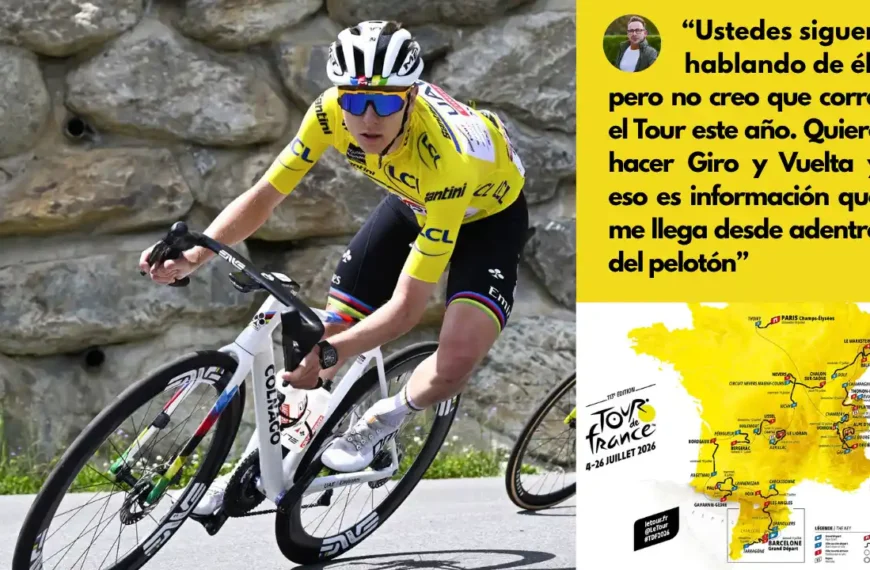 «Pogačar no estará en Tour de France 2026», P. Evenepoel