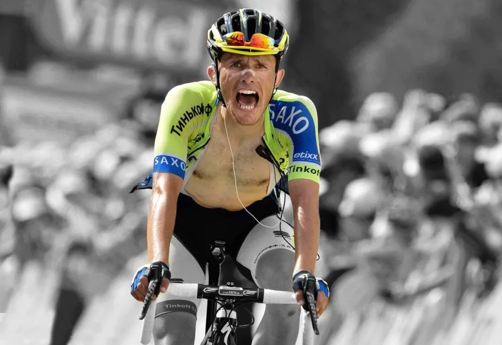 Rafal Majka logra la victoria de etapa en  Risoul. Foto: ASO