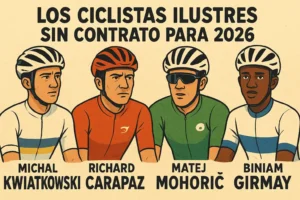 Los ciclistas ilustres sin contrato para 2026