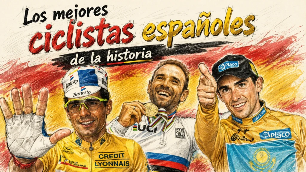 Los mejores ciclistas españoles de la historia