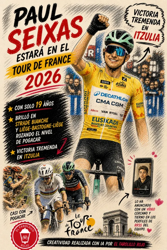Paul Seixas al Tour de France 2026