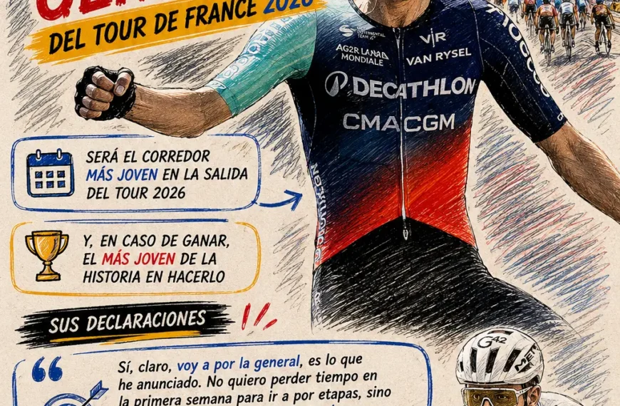Paul Seixas a por la general del Tour y a poner las cosas difíciles a Pogacar