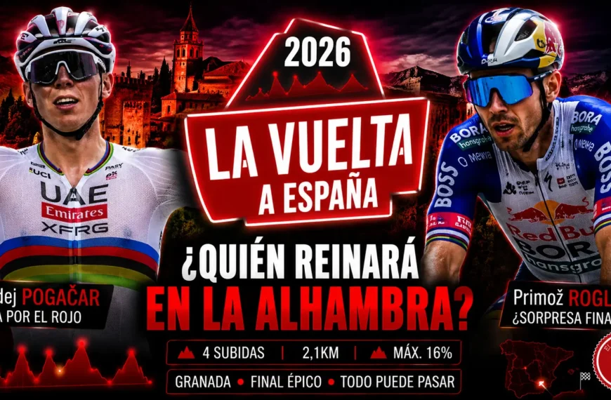 La Vuelta 26 cambia Madrid por Granada: un final que puede decidir todo